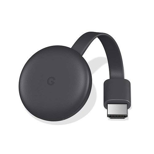 Google Chromecast 3rd Generation - Black and white