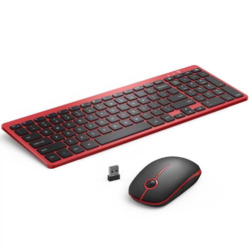 2.4G Ultra Slim Portable Wireless Keyboard & Mouse Combo