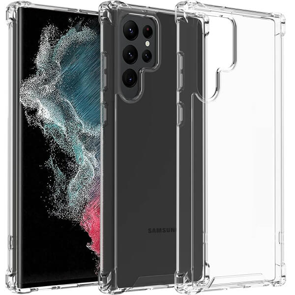 Samsung Galaxy S22 Ultra Clear Case Shockproof Air Cushion