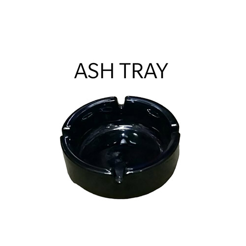 Glass Ash Tray â€“ a sleek and modern accessory for your smoking needs