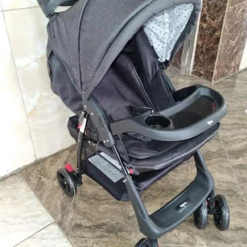 Baby stroller Grey and Black