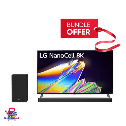 LG television TV NanoCell 65NANO95VNA 65 inch + SN8Y Soundbar Bundle