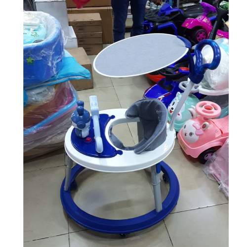 Adjustable height baby walkers