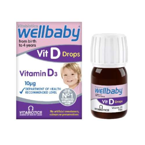 Wellbaby Vit D Drops - Vitabiotics
