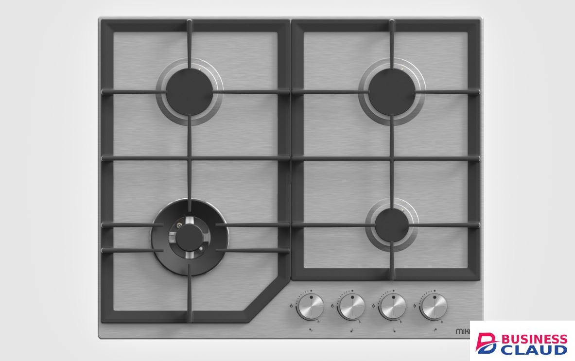 MIKA Built In Gas Hob, 60cm, Glass (MGH61404FXW)
