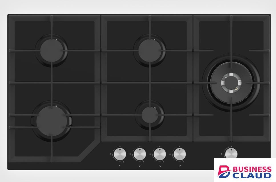 MIKA Built In Gas Hob, 90cm, Glass (MGH91503FBGW)