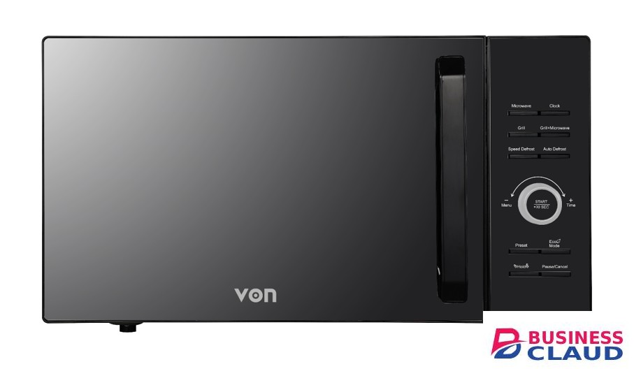 Von  Digital Microwave Oven Grill 25L – Black (VAMG-25DGK)