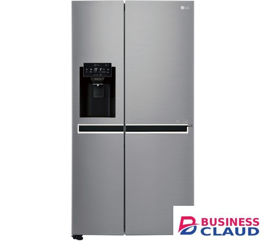 LG  Refrigerator, Side by Side, 668L (GC-L247SLJV)– Silver