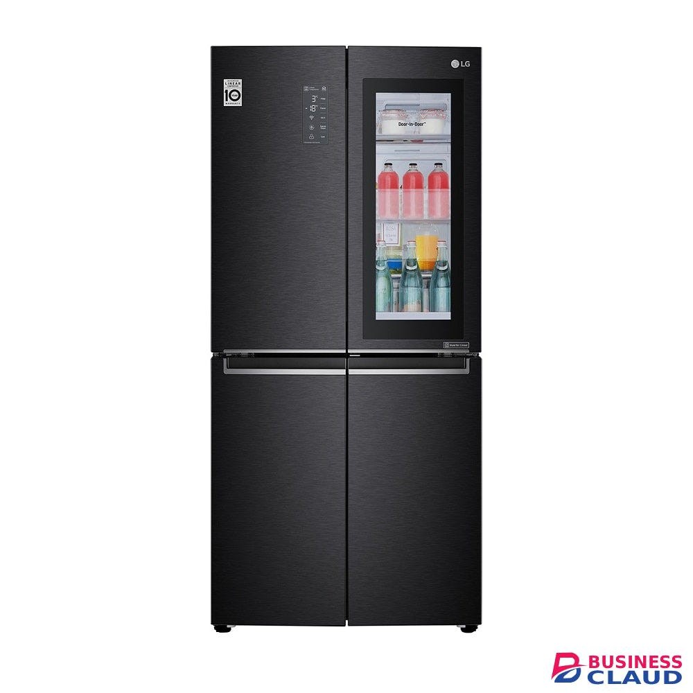 LG SIDE BY SIDE 570L FRIDGE(GC-X22FTQLL) -Matte Black