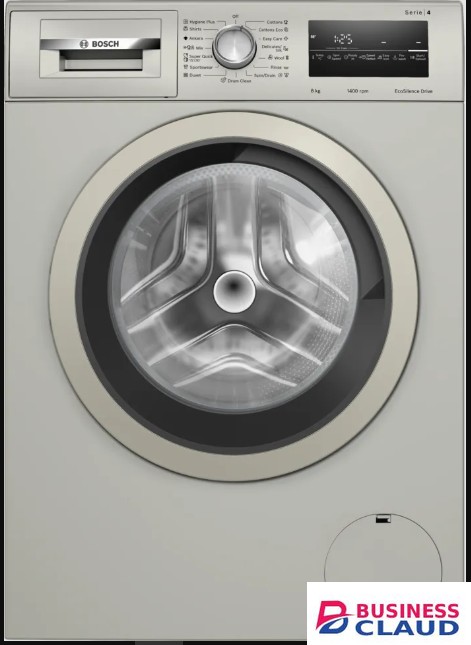 Bosch Washing Machine, front loader full-size 8 kg , Silver inox(WAJ2018SKE)