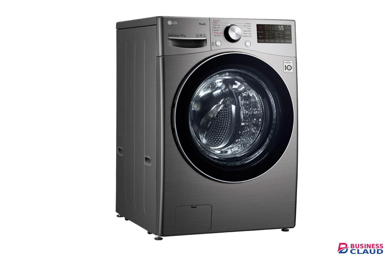 LG Front Load Washing Machine, 15KG – Silver (F0L9DYP2S)