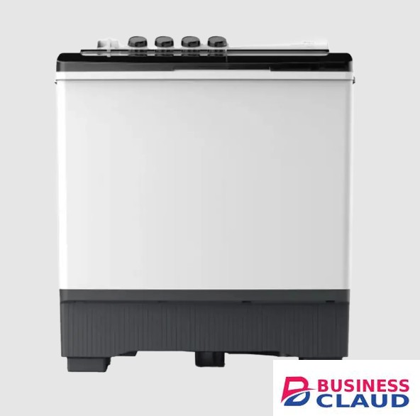 Midea Twin Tub Washing Machine, White – 10KG (MT100W100/WG)