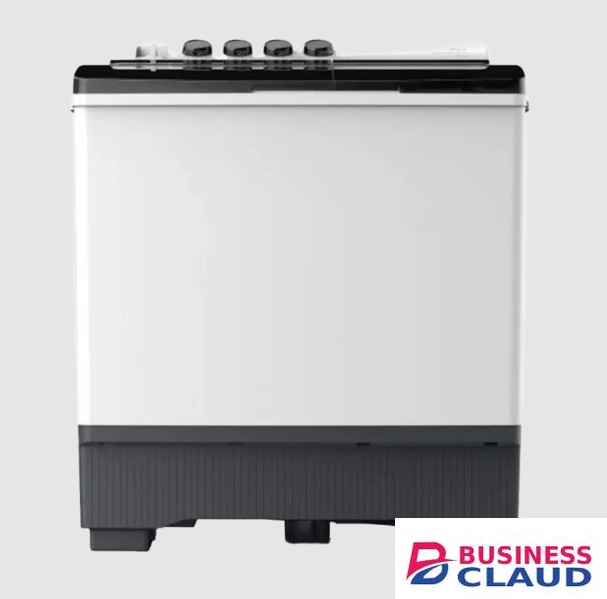 Midea Twin Tub Washing Machine, White – 8KG (MT100W80/WG)