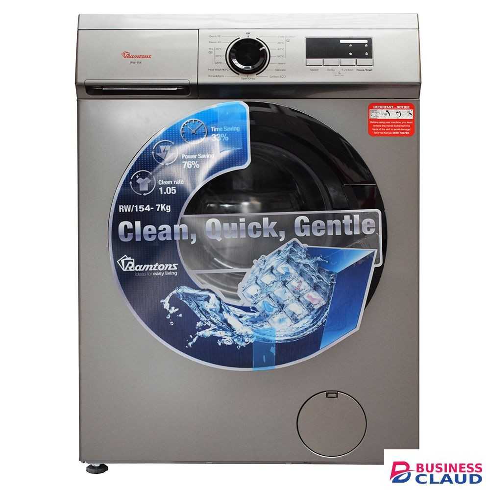 Ramtons Front Load Fully Automatic 7KG WASHER 1400RPM -( RW/154 )