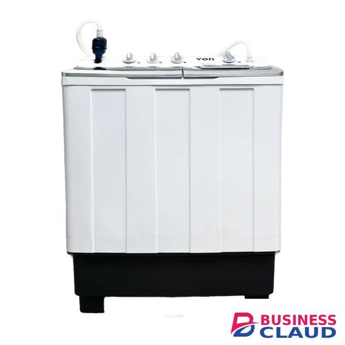 Von Twin Tub Washing Machine, White – 10KG (VWM-10AHK)