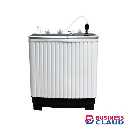 Von Twin Tub Washing Machine, White – 8KG (VWM-08AHK )