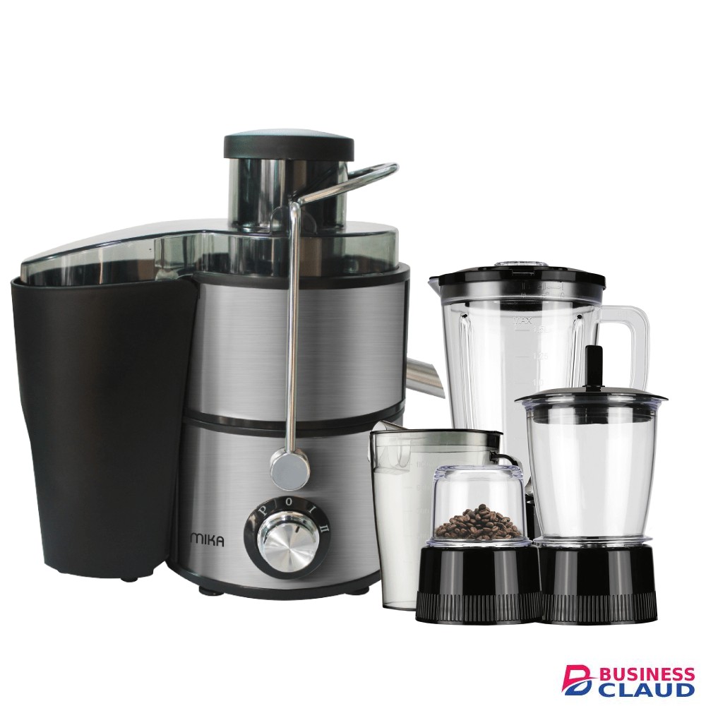 MIKA Juicer, 4 In 1, 600W, Stainless Steel(MJR412X)