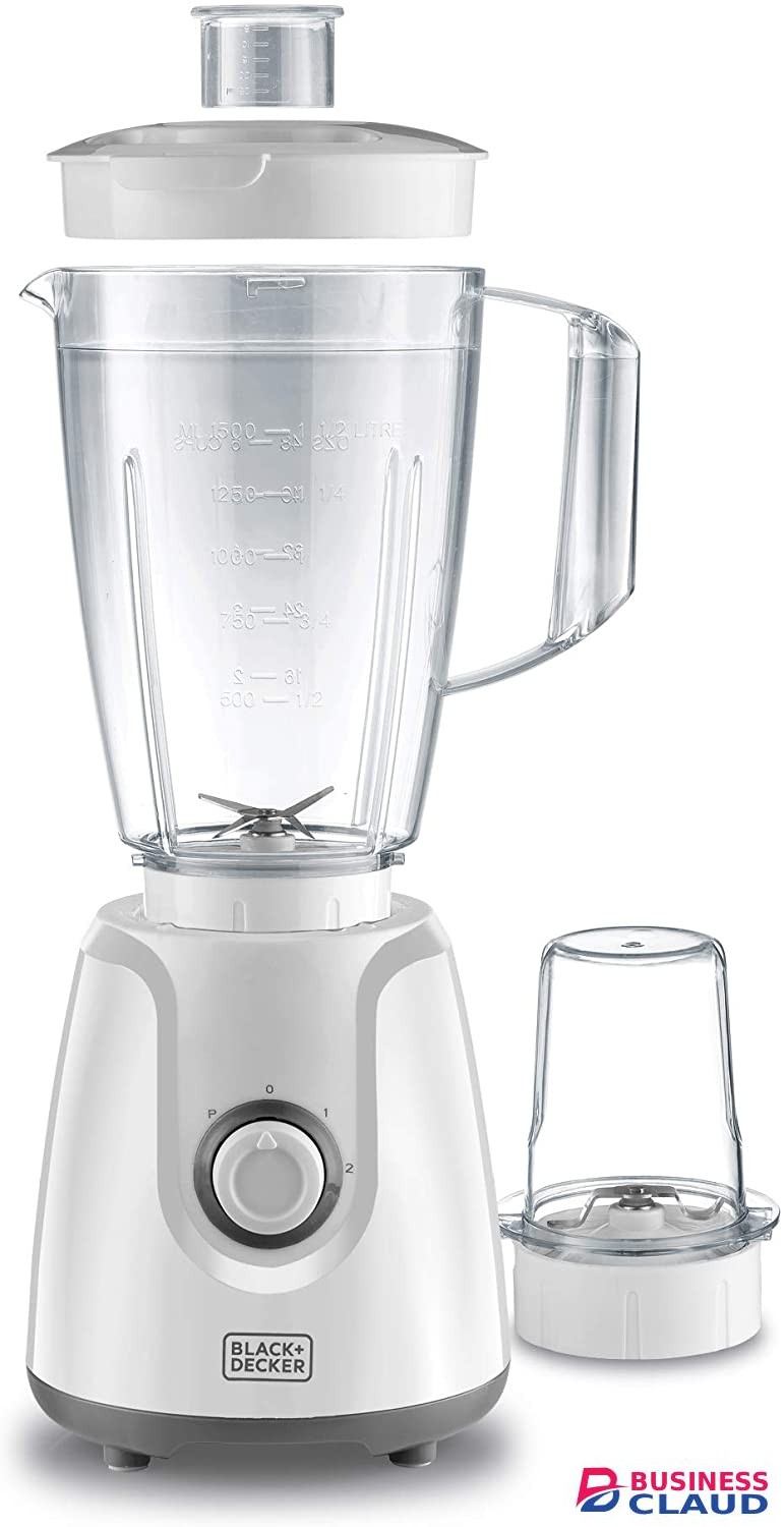 Black+Decker Blender With Grinder Mill 400W 1.5L(BX4030-B5)