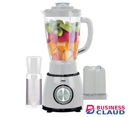 MIKA 2 in 1 Blender, 1.5L, 550W BLENDER (MBLR503WB)