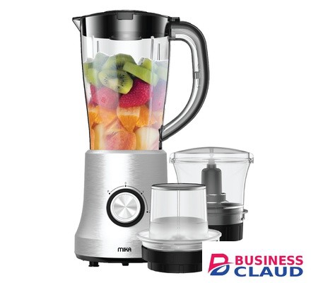 MIKA 3 in 1 Blender, 1.5L, 550W BLENDER (MBLR703SS)