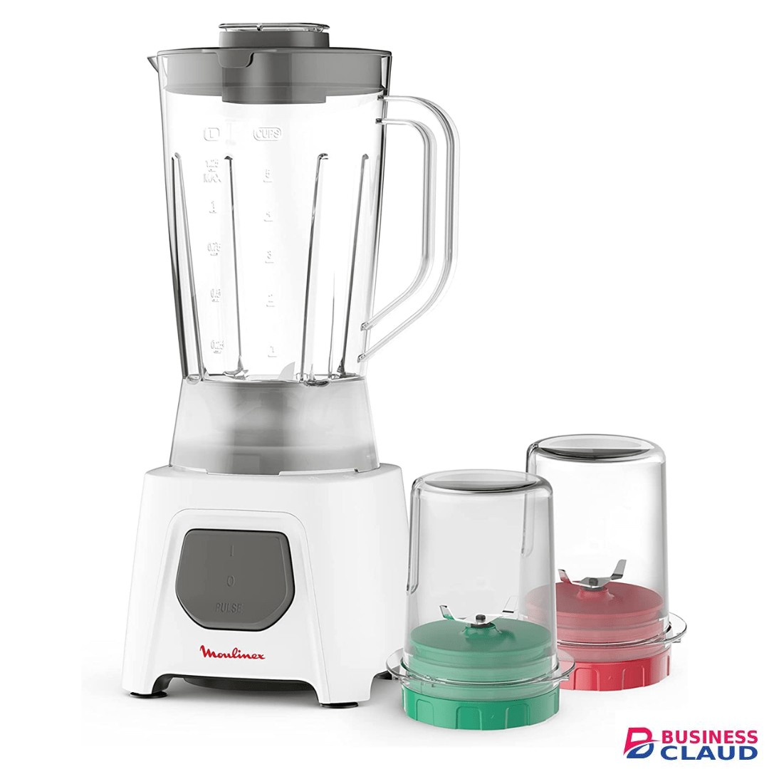 MOULINEX 450W,1.5 LTR BLENDER + GRINDER(LM2B3127)