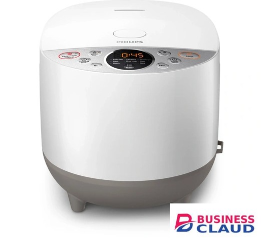 Philips HD4515/55 Digital Rice Cooker – 1.8L, White