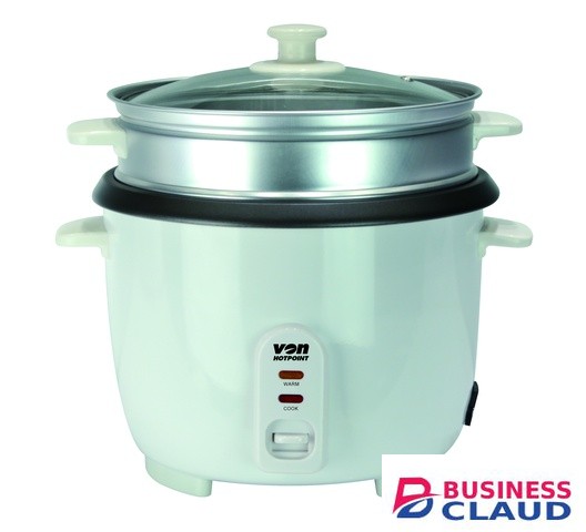 VON Hotpoint Rice Cooker, 2.8L 1000W(HR2811GW/VSRM28BGW)