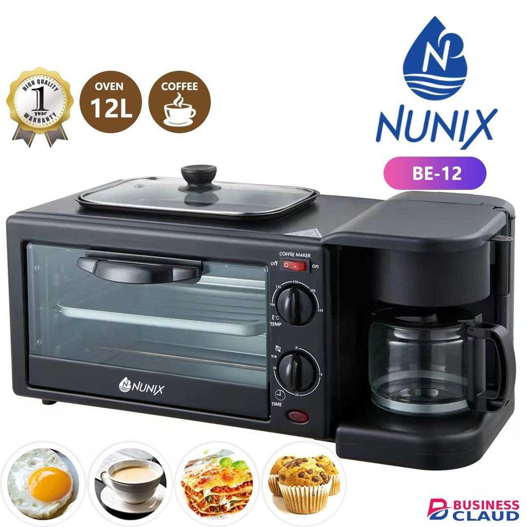 Nunix 3 In 1 Breakfast Maker Machine