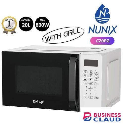 Nunix C20PG 20L Digital Electric Microwave Oven WITH GRILL