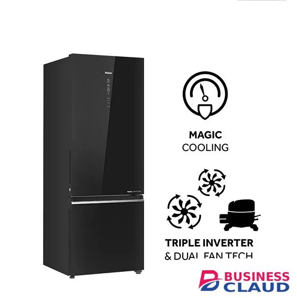 Haier HRB-3664PKG-E 346L Bottom Freezer