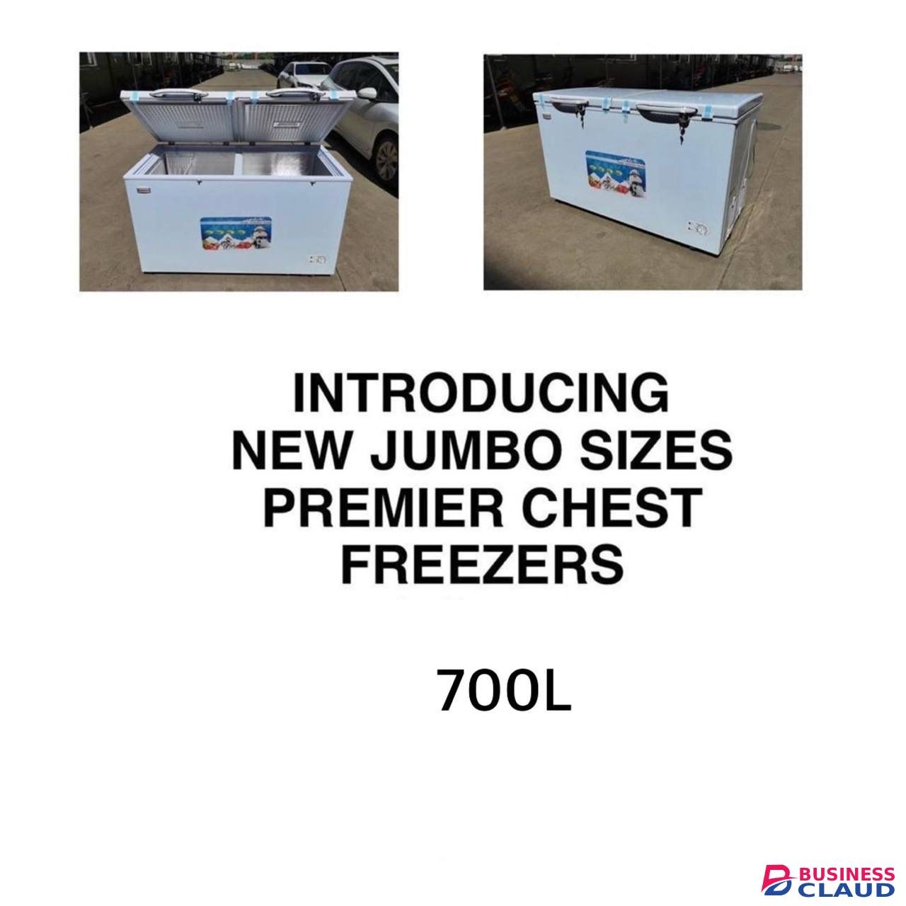 Premier 700L NEW JUMBO CHEST FREEZER