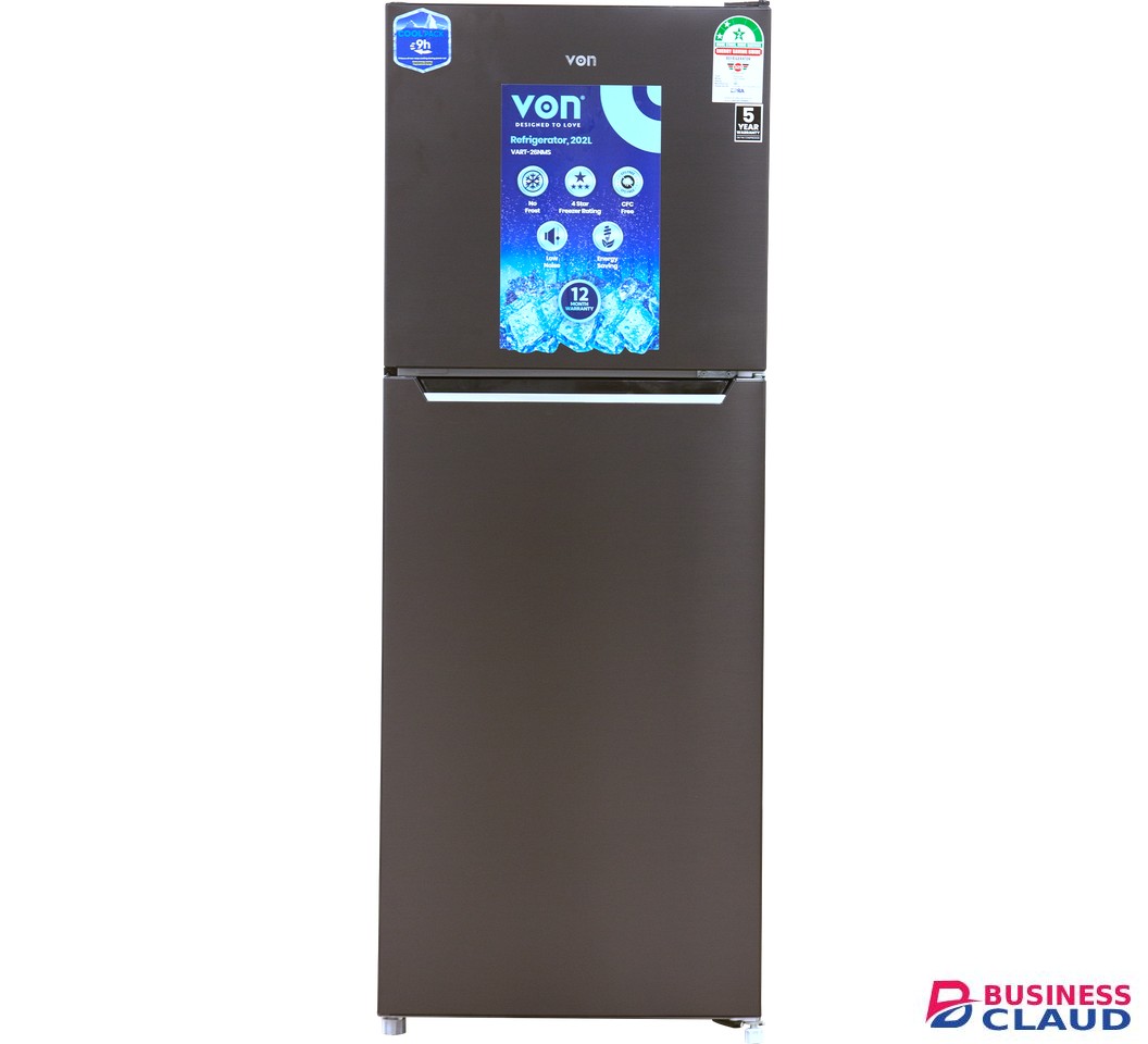 Von VART-26NMS 198L No-Frost Fridge,