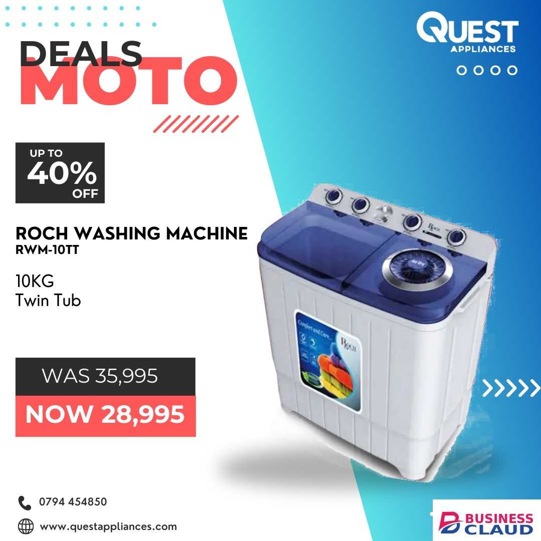 Roch RWM-10TT-J(W) 10Kg Washing Machine