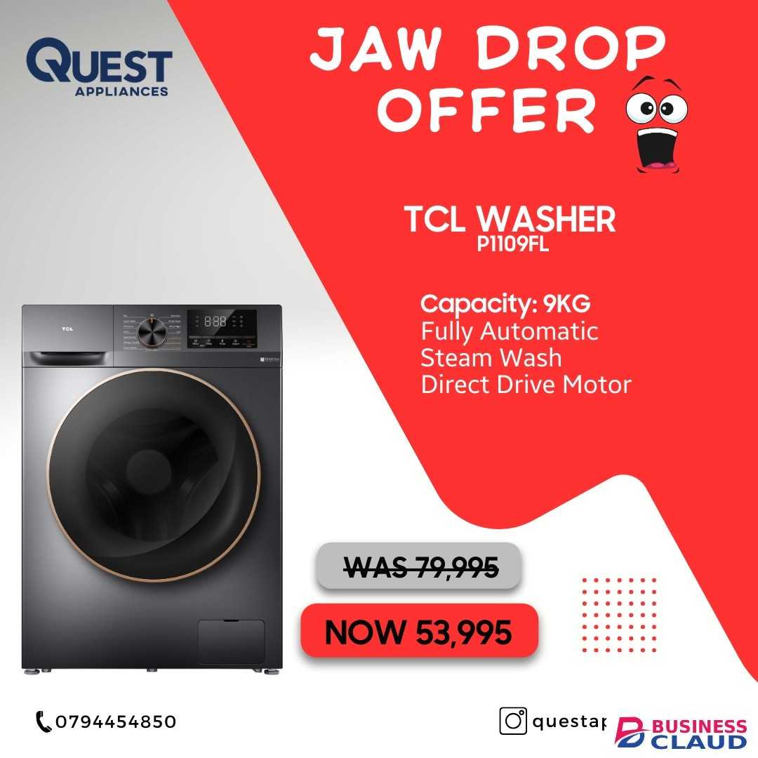 TCL P1109FL 9KG Washing Machine