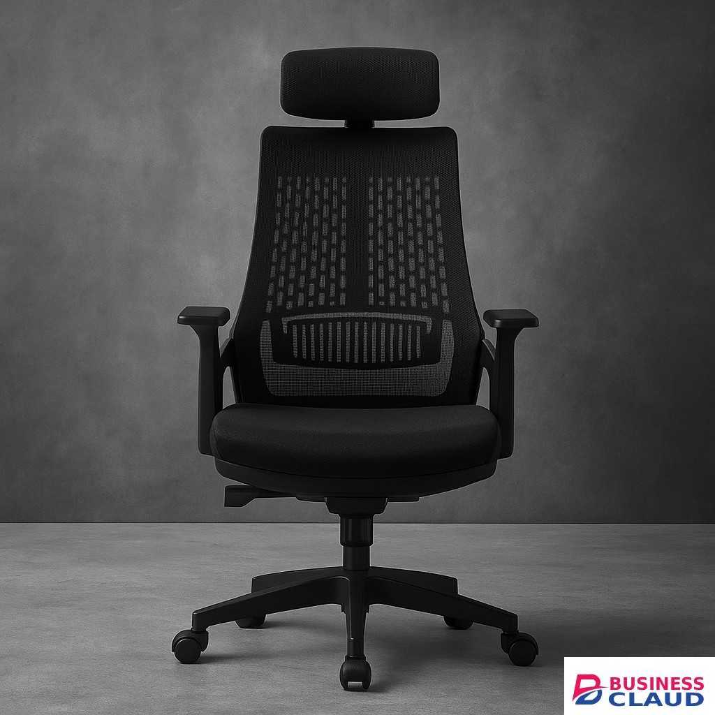 ErgoComfort High-Back Mesh Office Chair with Headrest