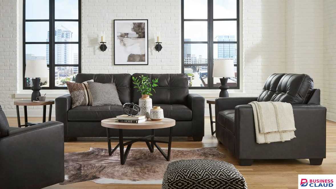 BARLIN MILLS SOFA SET (BLACK)