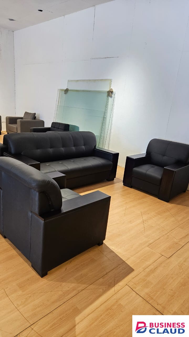 Leather Sofa Set
