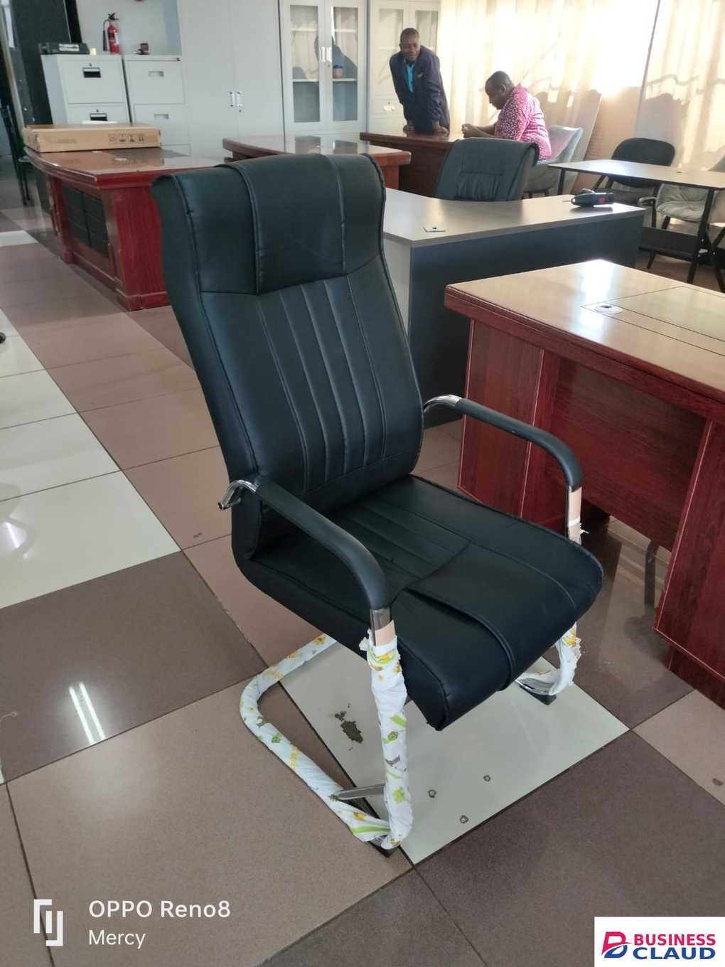 Black Leather Office Chair