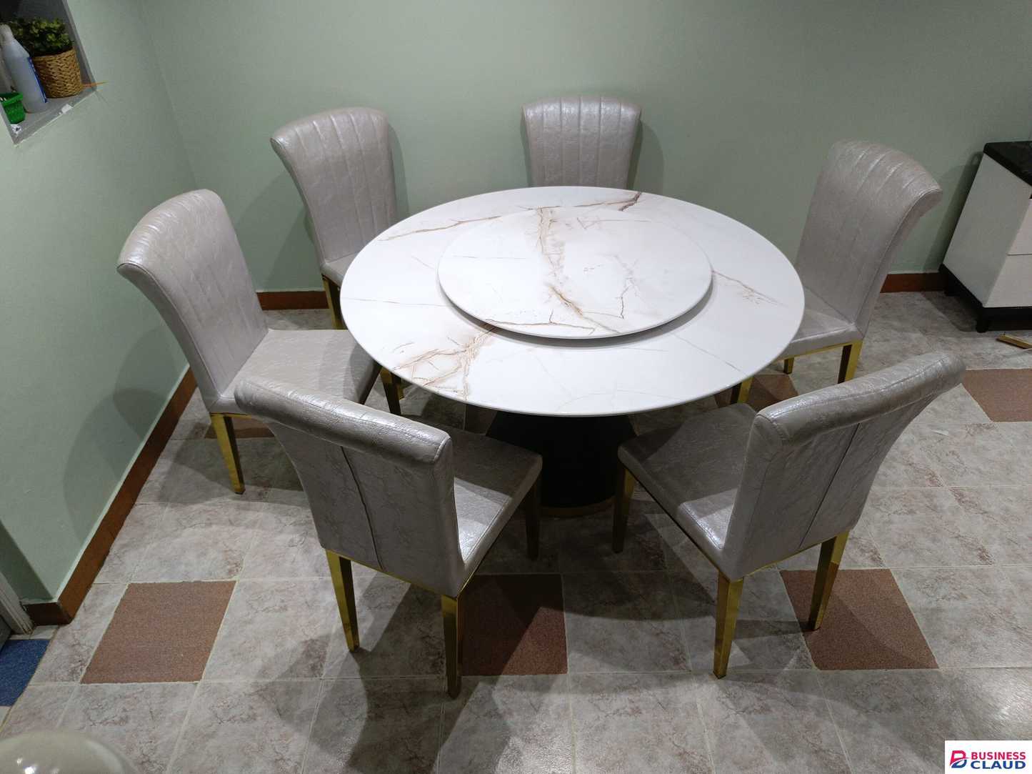 Modern Marble Round Dining Table