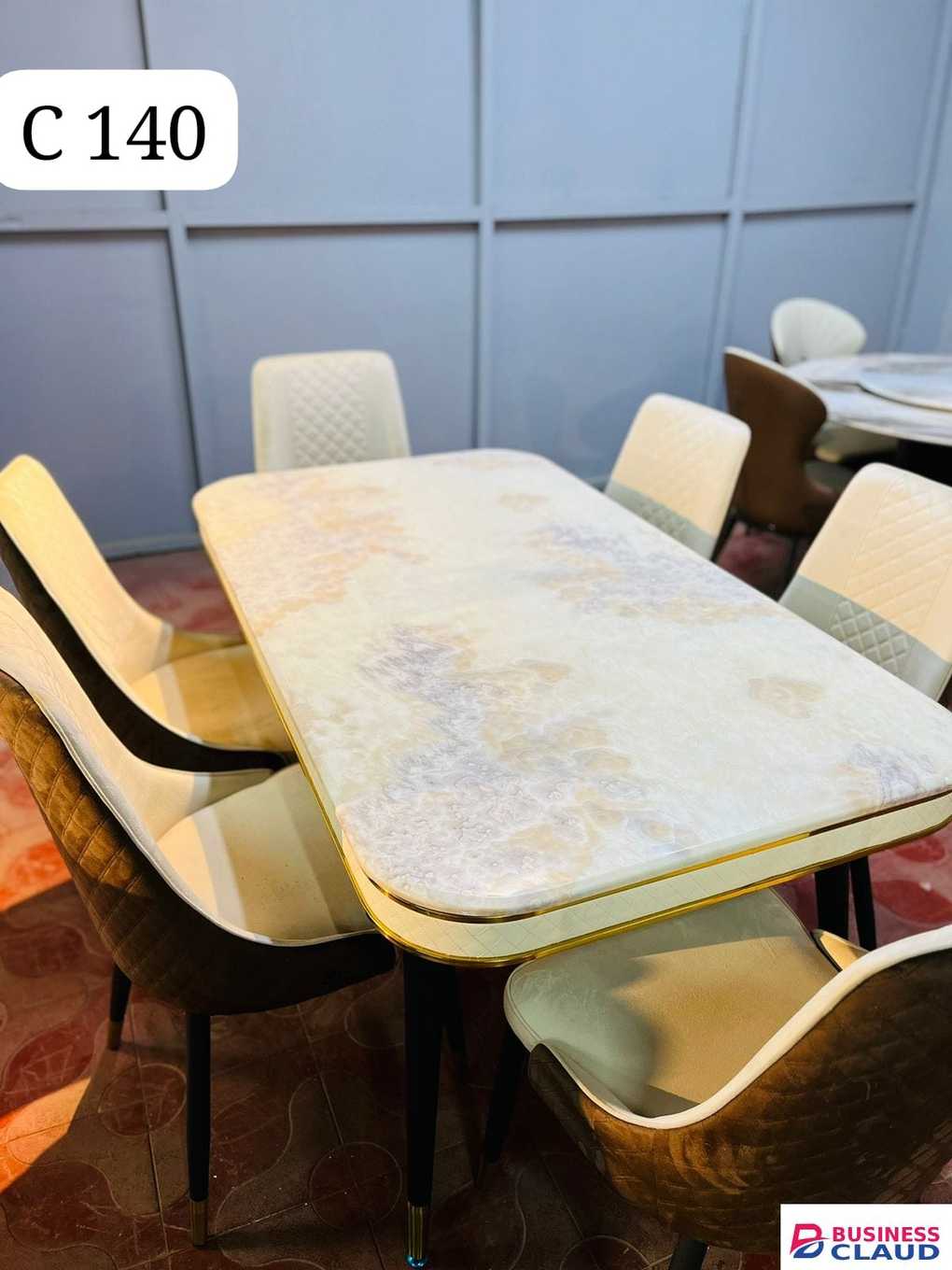 6 Seater Luxury Marble Dining