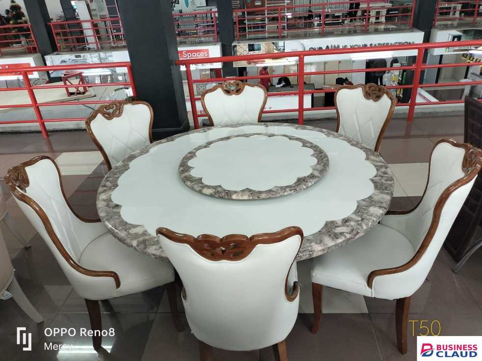 Circular Dining Table Set(6 seater)