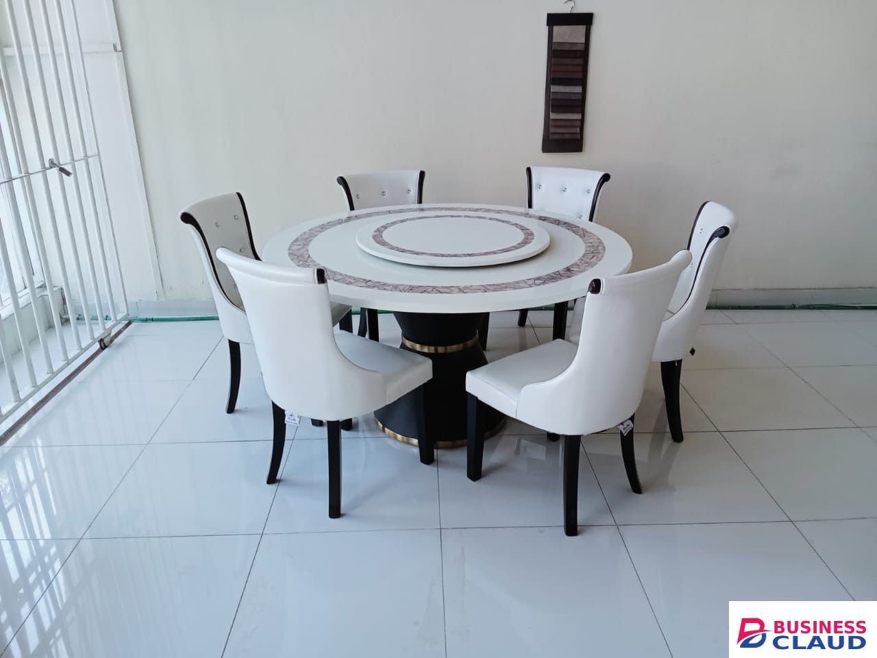 Round Marble Dining Set