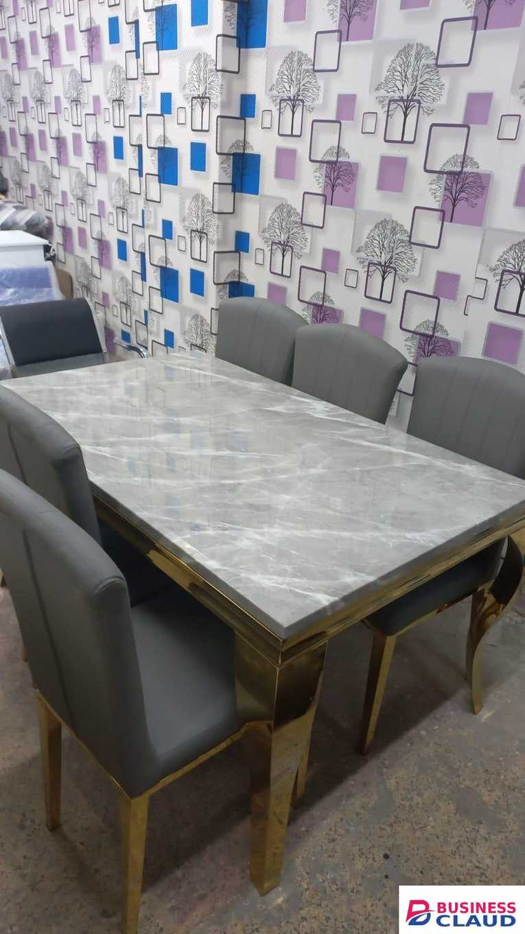 Marble 6-Seater Dining Set