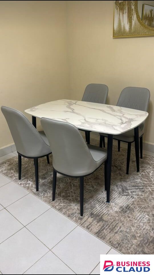 Four Seater Marble Dining Set