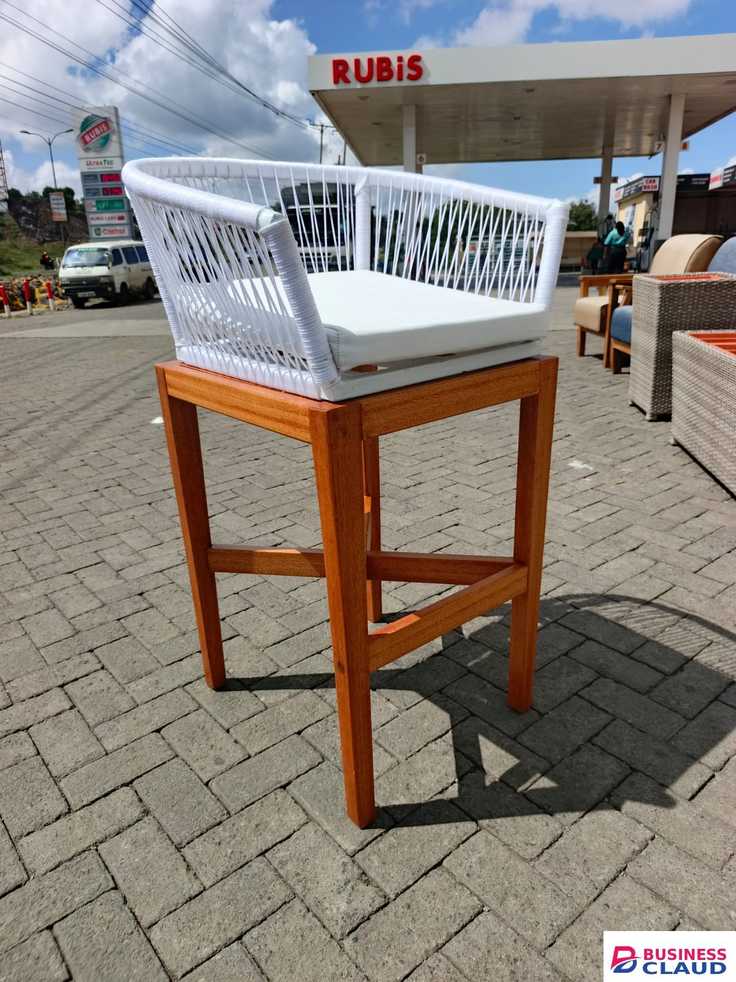 Rope Weave Bar Stool