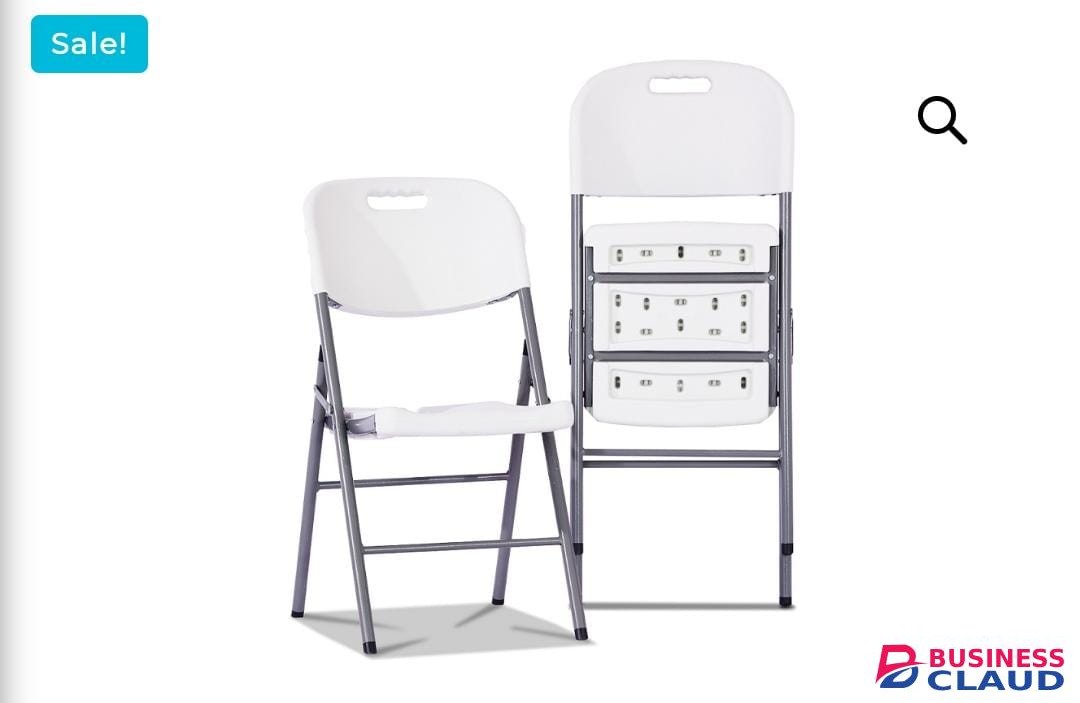Foldable White Chair