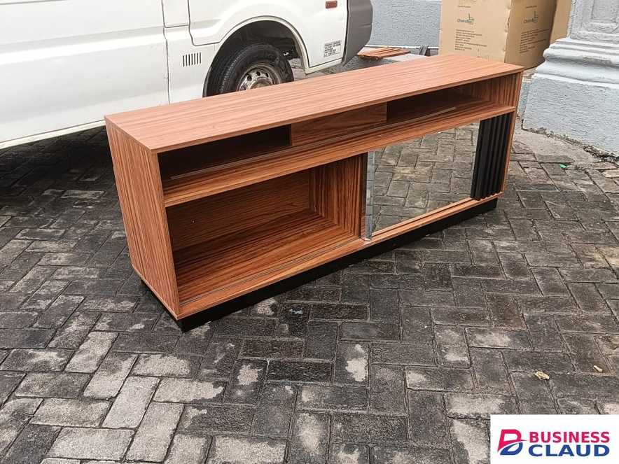 TV Stand with Open Shelving