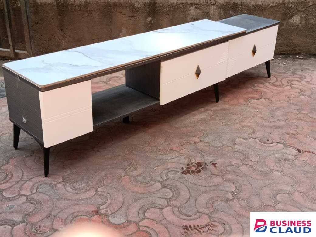 Extendable Marble Tv Stand