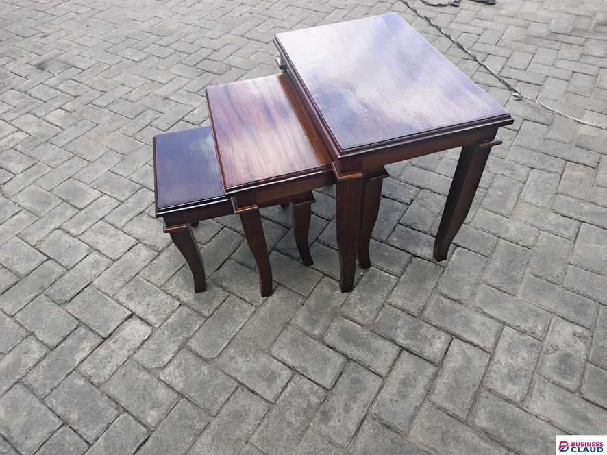Solid Mahogany Nest of Tables