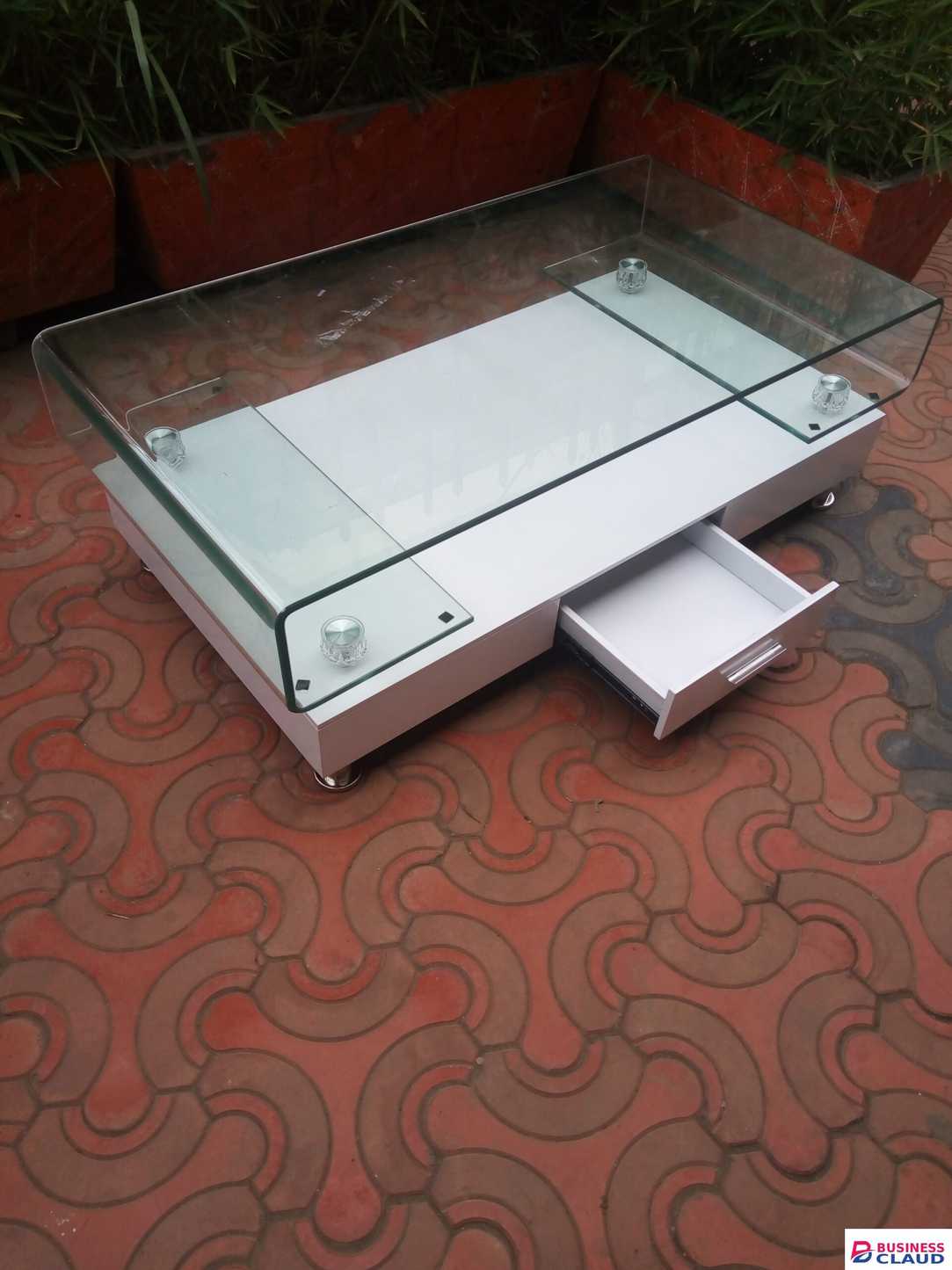 Tempered Glass Top Coffee Table